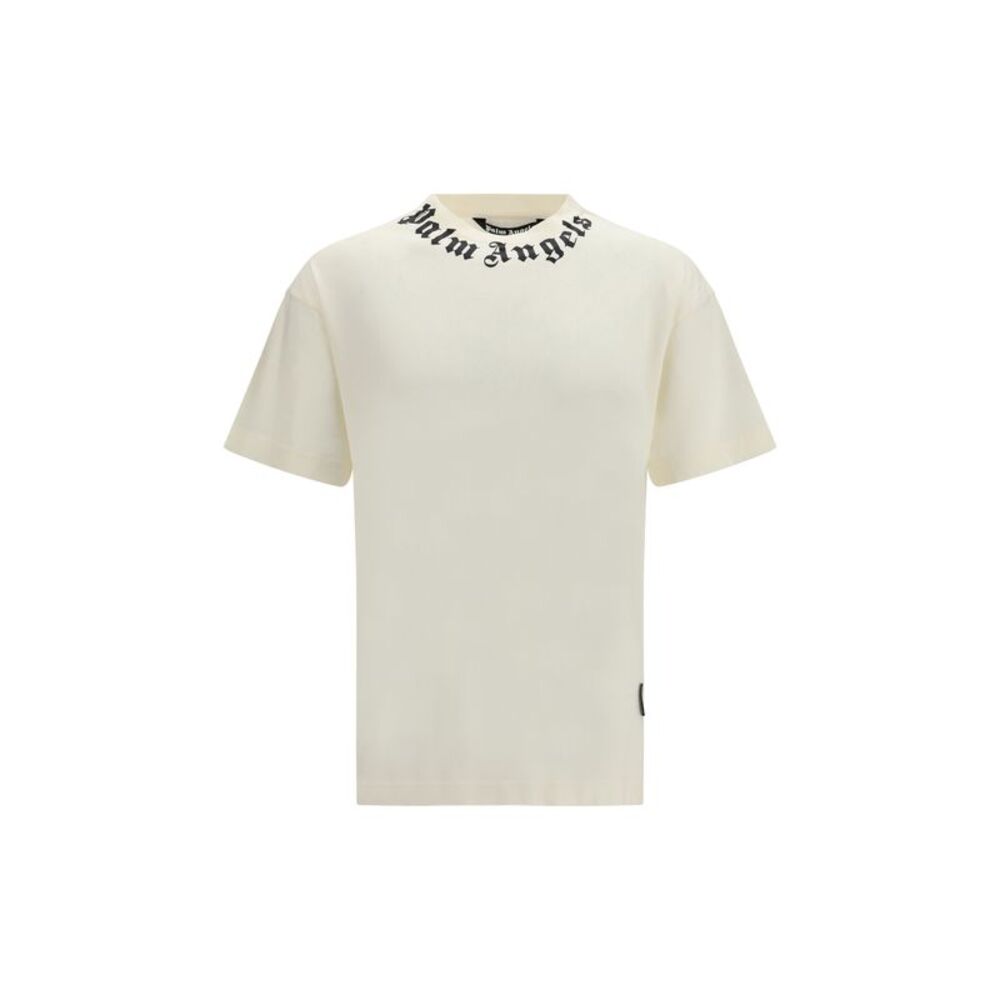Palm Angels Men Logo Crewneck T-Shirt
